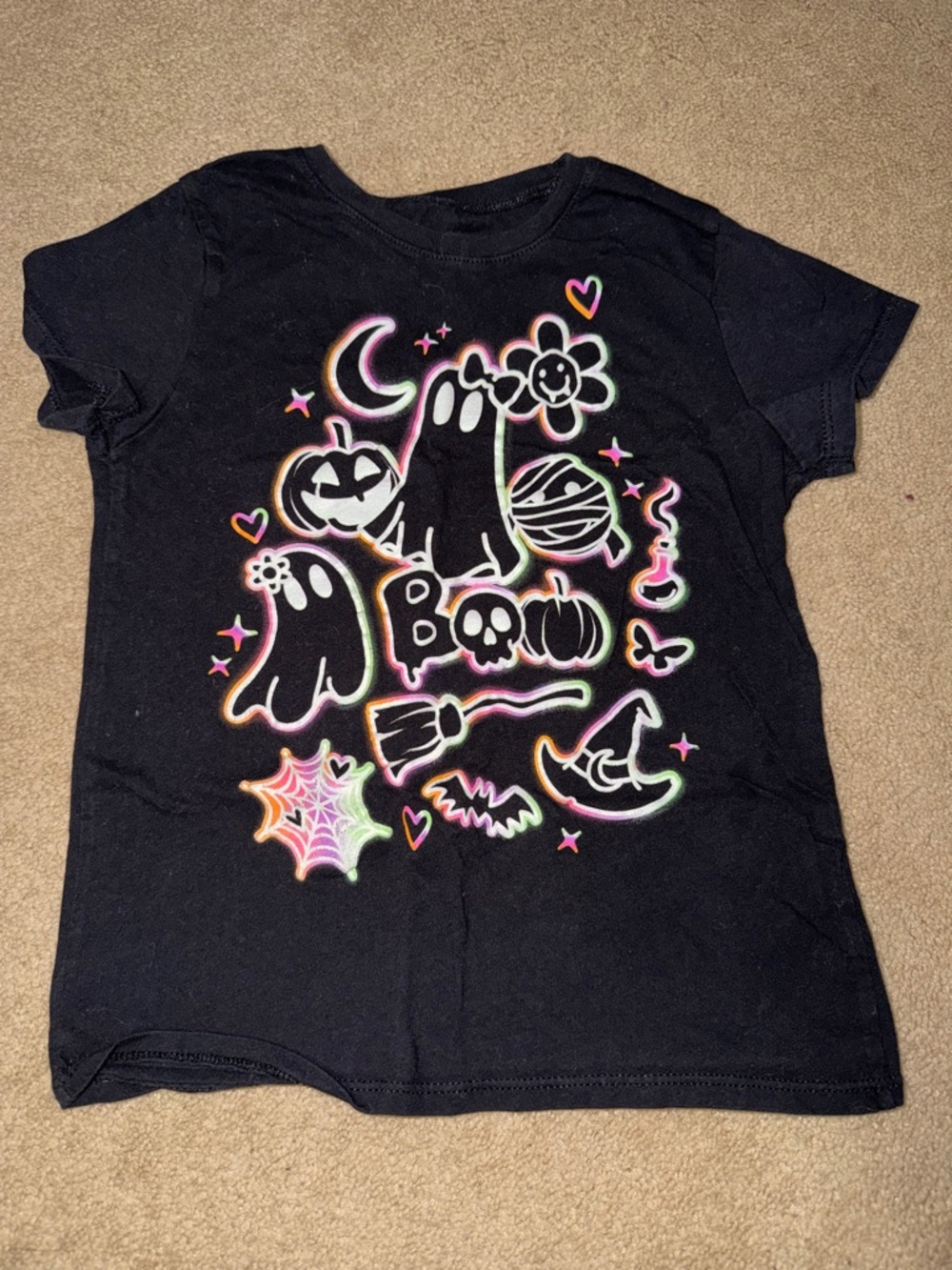 The Children's Place Glow in the Dark Halloween Shirt